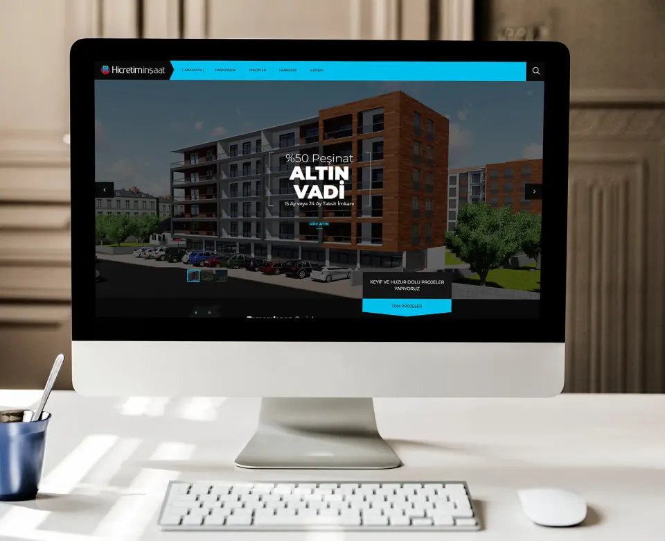 ALTIN VADİ web sitesi çalışması