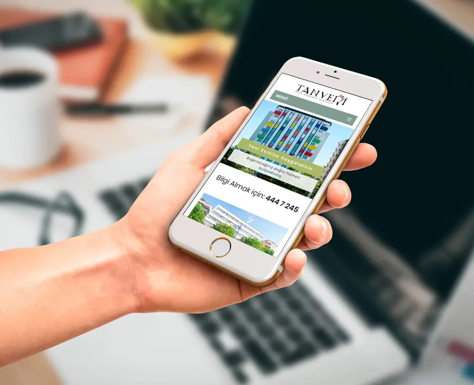 TANYERİ web sitesi çalışması