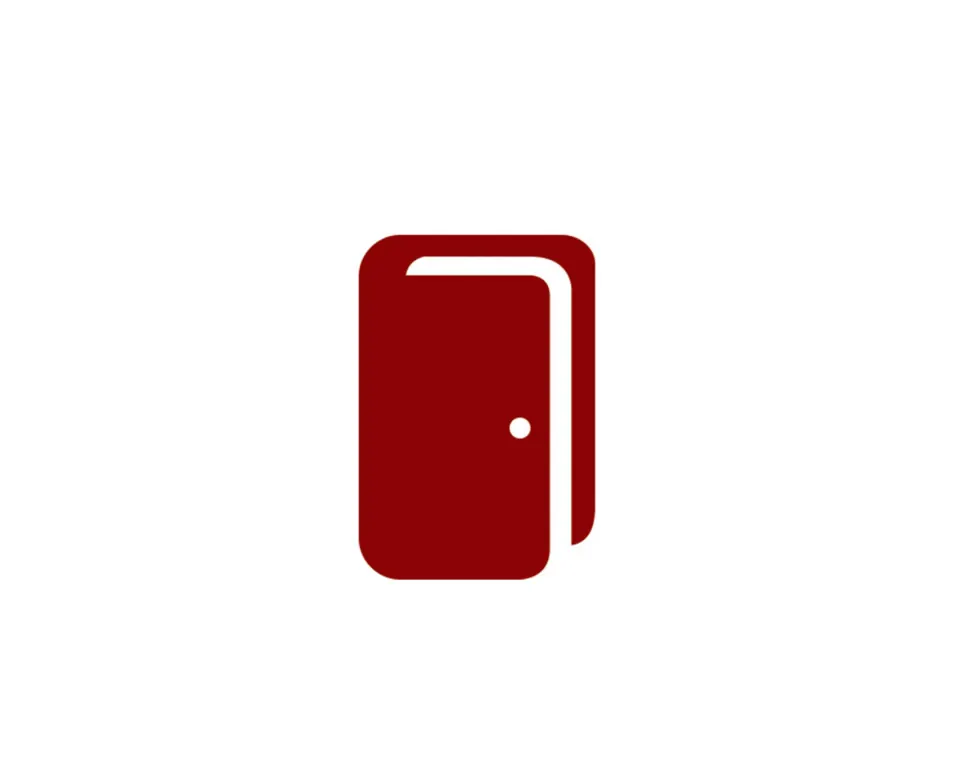 BORDO KAPI logo çalışması