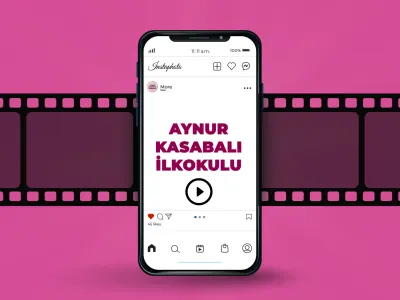AYNUR KASABALI İLKOKULU sosyal medya filmleri çalışması