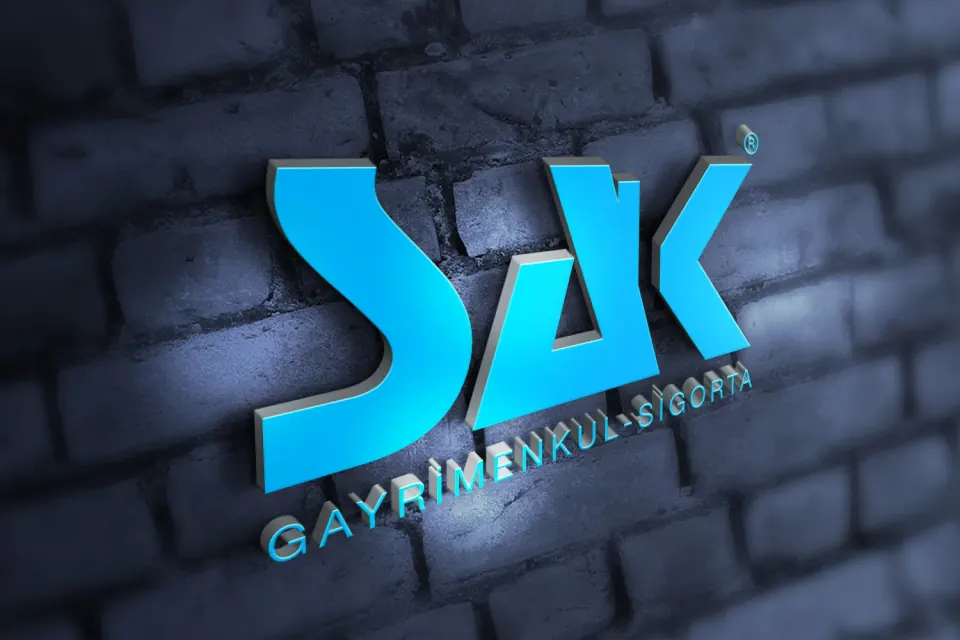 SAK GAYRİMENKUL logo çalışması