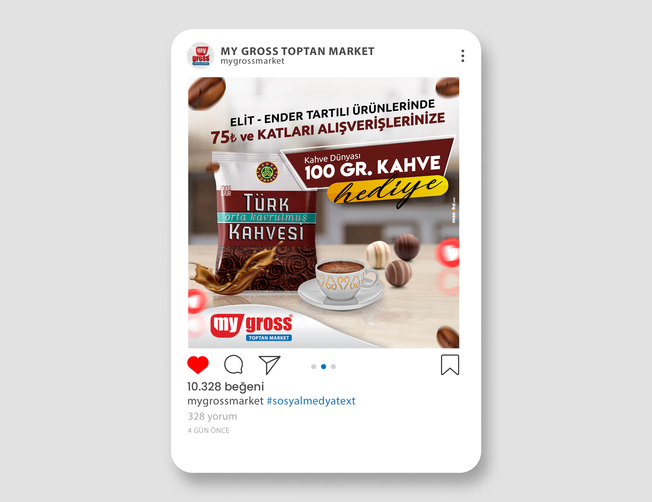 MY GROSS MARKET proje uygulaması 10