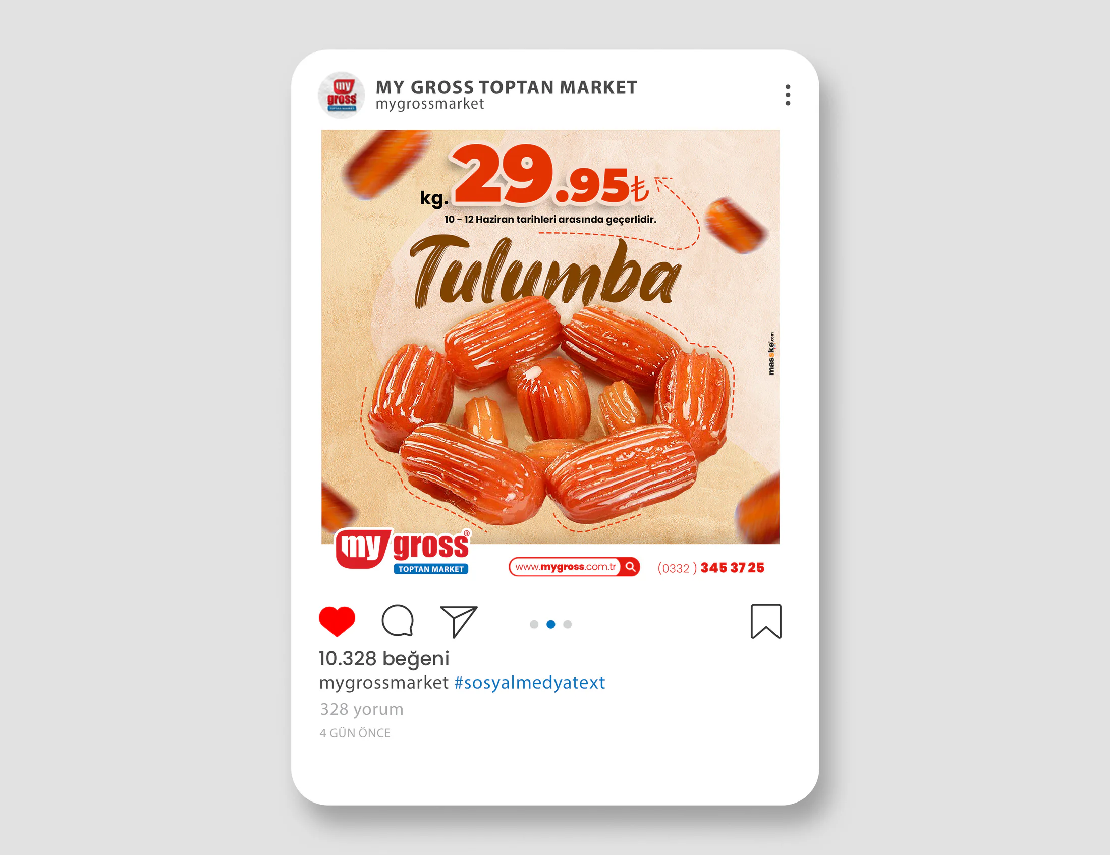 MY GROSS MARKET proje uygulaması 16