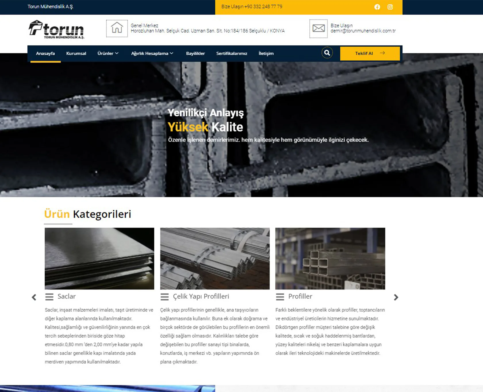 TORUN MÜHENDİSLİK proje uygulaması 3