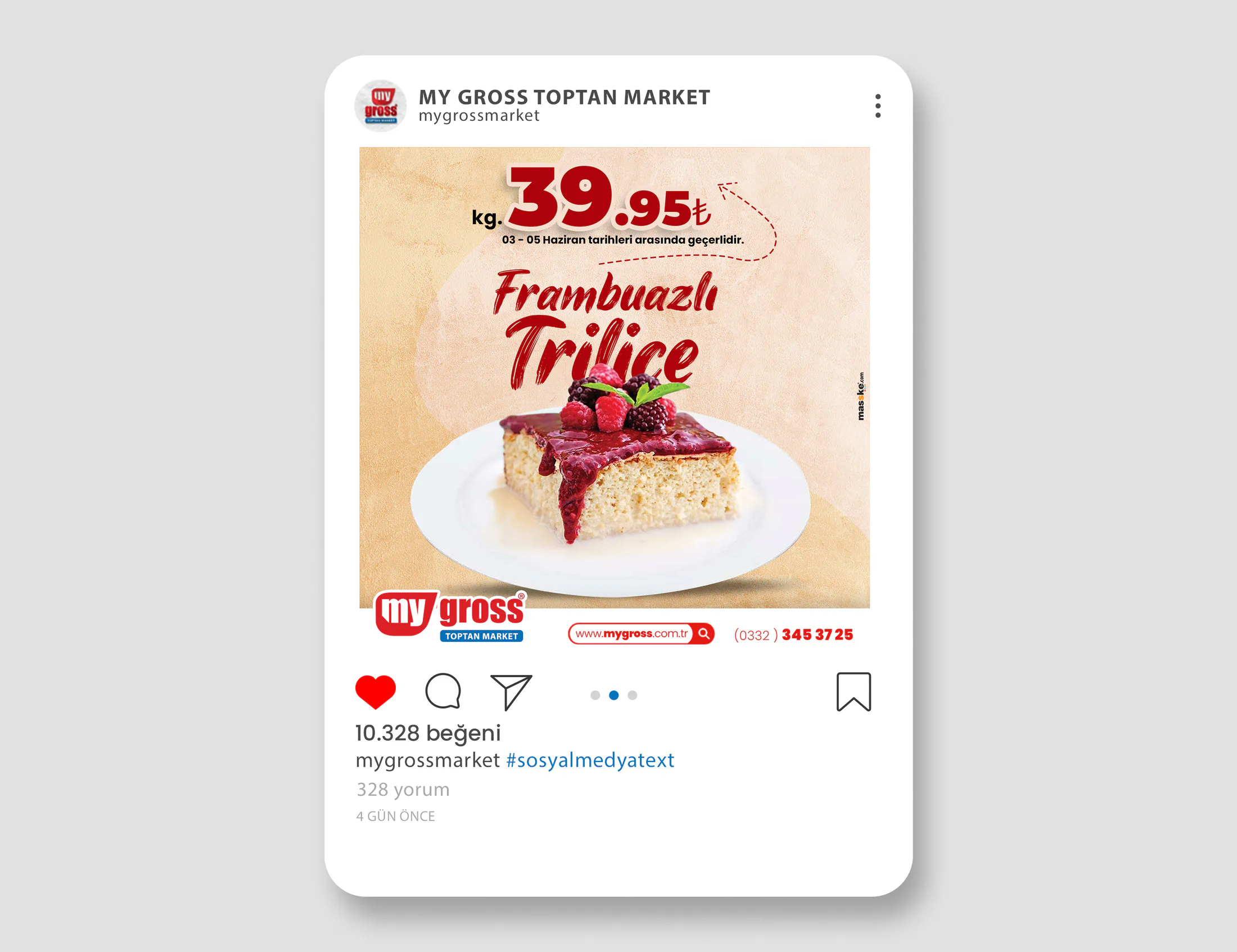 MY GROSS MARKET proje uygulaması 15