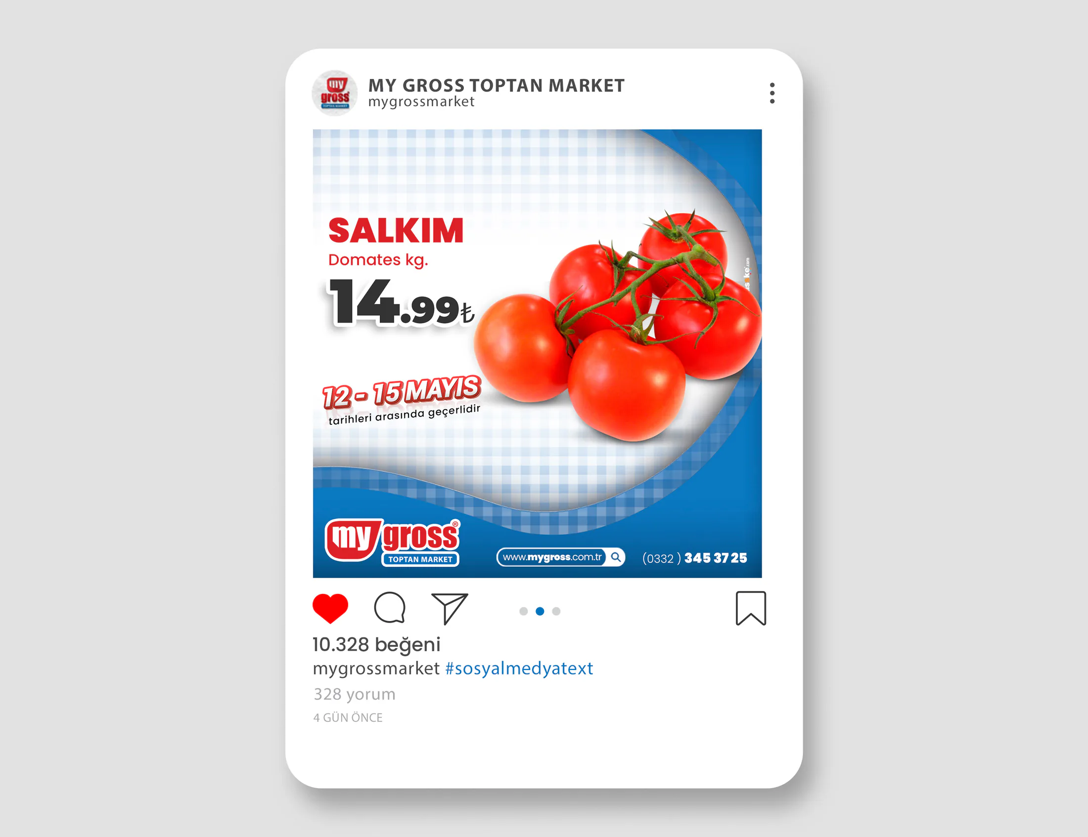 MY GROSS MARKET proje uygulaması 18
