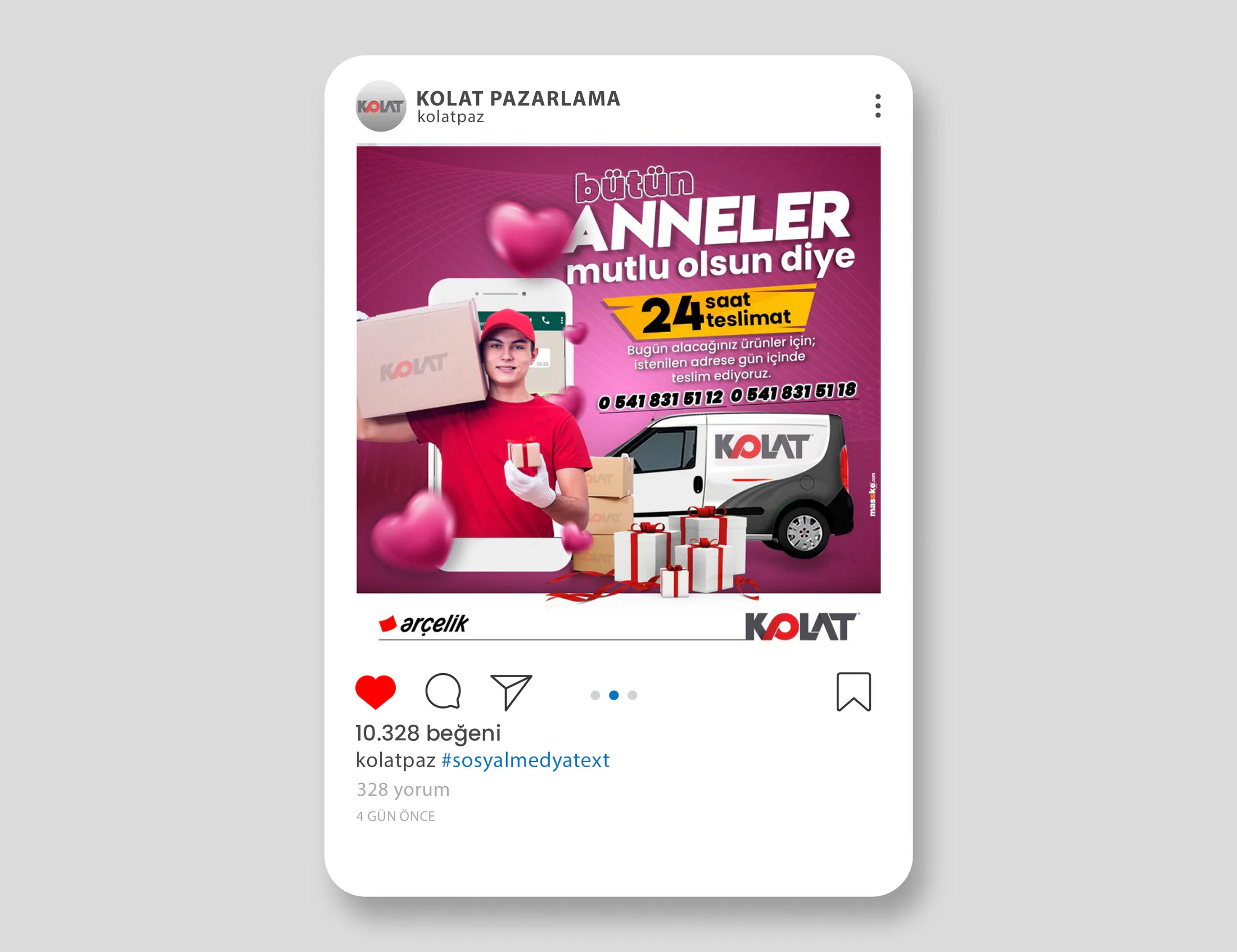 KOLAT PAZARLAMA proje uygulaması 7